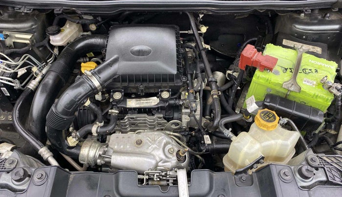 2024 Tata NEXON FEARLESS + SUNROOF DCA DUAL TONE 1.2 PETROL, Petrol, Automatic, 5,380 km, Engine View
