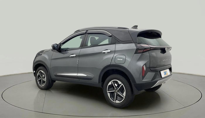 2024 Tata NEXON FEARLESS + SUNROOF DCA DUAL TONE 1.2 PETROL, Petrol, Automatic, 5,380 km, Left Back Diagonal