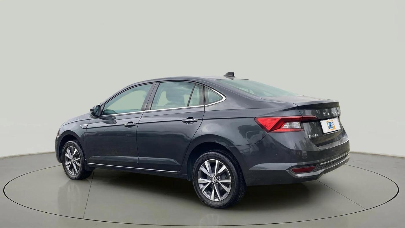 2023 Skoda SLAVIA STYLE 1.0L TSI AT, Petrol, Automatic, 30,639 km, Left Back Diagonal