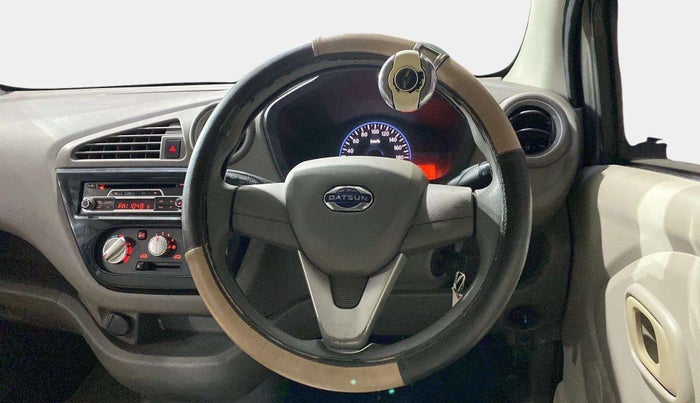 2017 Datsun Redi Go T (O), Petrol, Manual, 28,623 km, Steering Wheel Close Up