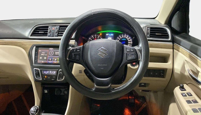 2021 Maruti Ciaz ALPHA 1.5 SHVS PETROL, Petrol, Manual, 50,644 km, Steering Wheel Close Up