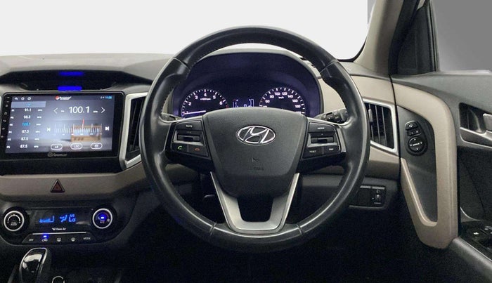 2018 Hyundai Creta SX AT 1.6 PETROL, Petrol, Automatic, 82,487 km, Steering Wheel Close Up