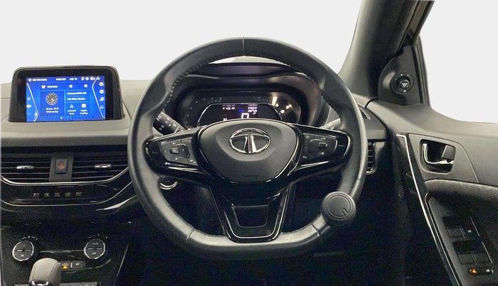 2023 Tata NEXON XZA PLUS (L) DARK EDITION, Petrol, Automatic, 9,106 km, Steering Wheel Close Up