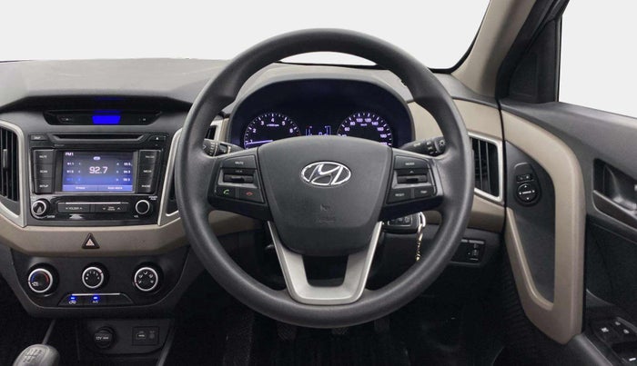 2017 Hyundai Creta E PLUS 1.6 PETROL, Petrol, Manual, 31,837 km, Steering Wheel Close Up