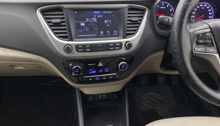 2018 Hyundai Verna 1.6 VTVT SX, Petrol, Manual, 1,19,844 km, Air Conditioner