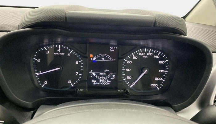 2021 Tata ALTROZ XE PETROL, Petrol, Manual, 34,306 km, Odometer Image