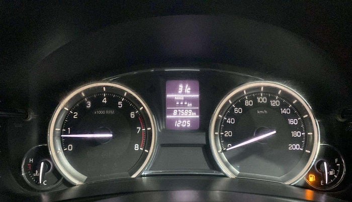 2016 Maruti Ciaz VXI+, Petrol, Manual, 87,575 km, Odometer Image