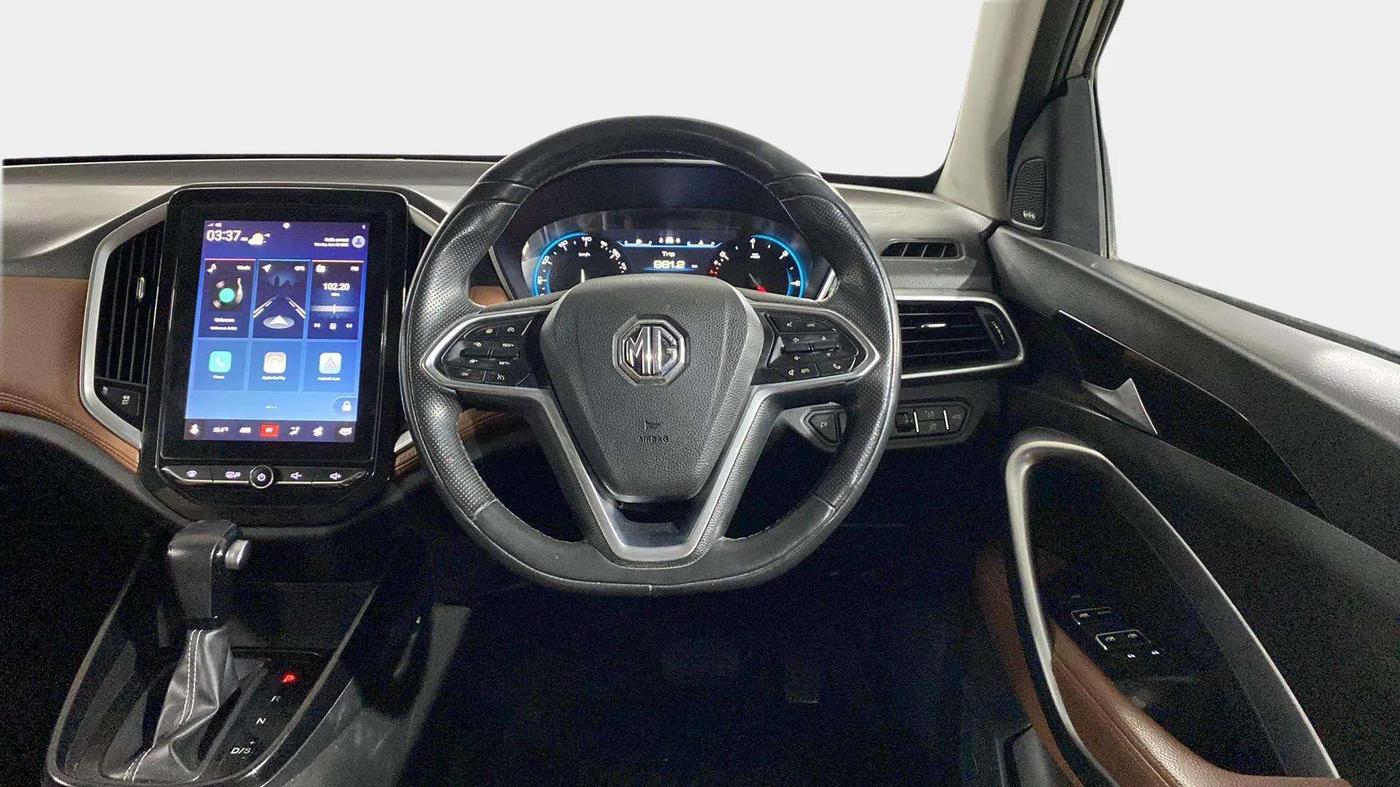 2021 MG HECTOR PLUS SHARP 1.5 PETROL TURBO DCT 6-STR, Petrol, Automatic, 33,843 km, Steering Wheel Close Up