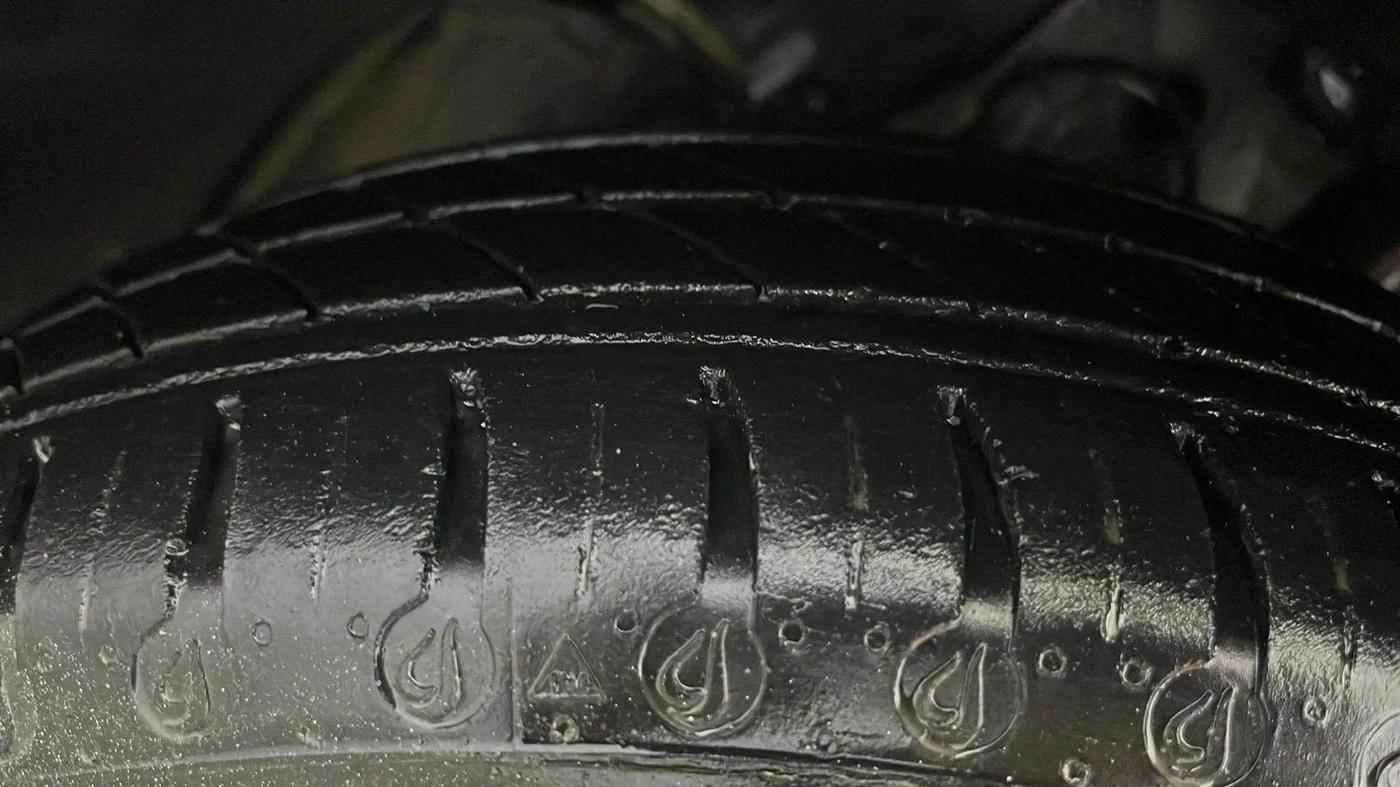 2024 Tata TIGOR XZA Plus iCNG , CNG, Automatic, 15,203 km, Left Front Tyre Tread