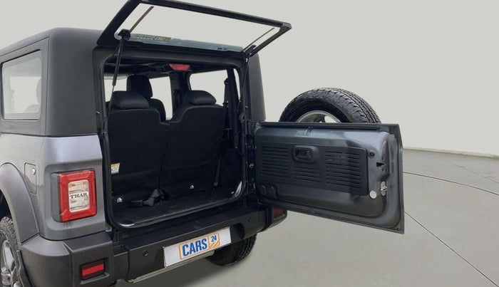 2024 Mahindra Thar LX P 2WD AT HT, Petrol, Automatic, 3,354 km, Boot Door Open