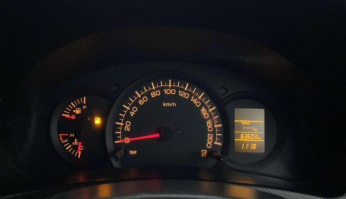 2017 Maruti Swift LXI (O), Petrol, Manual, 63,565 km, Odometer Image