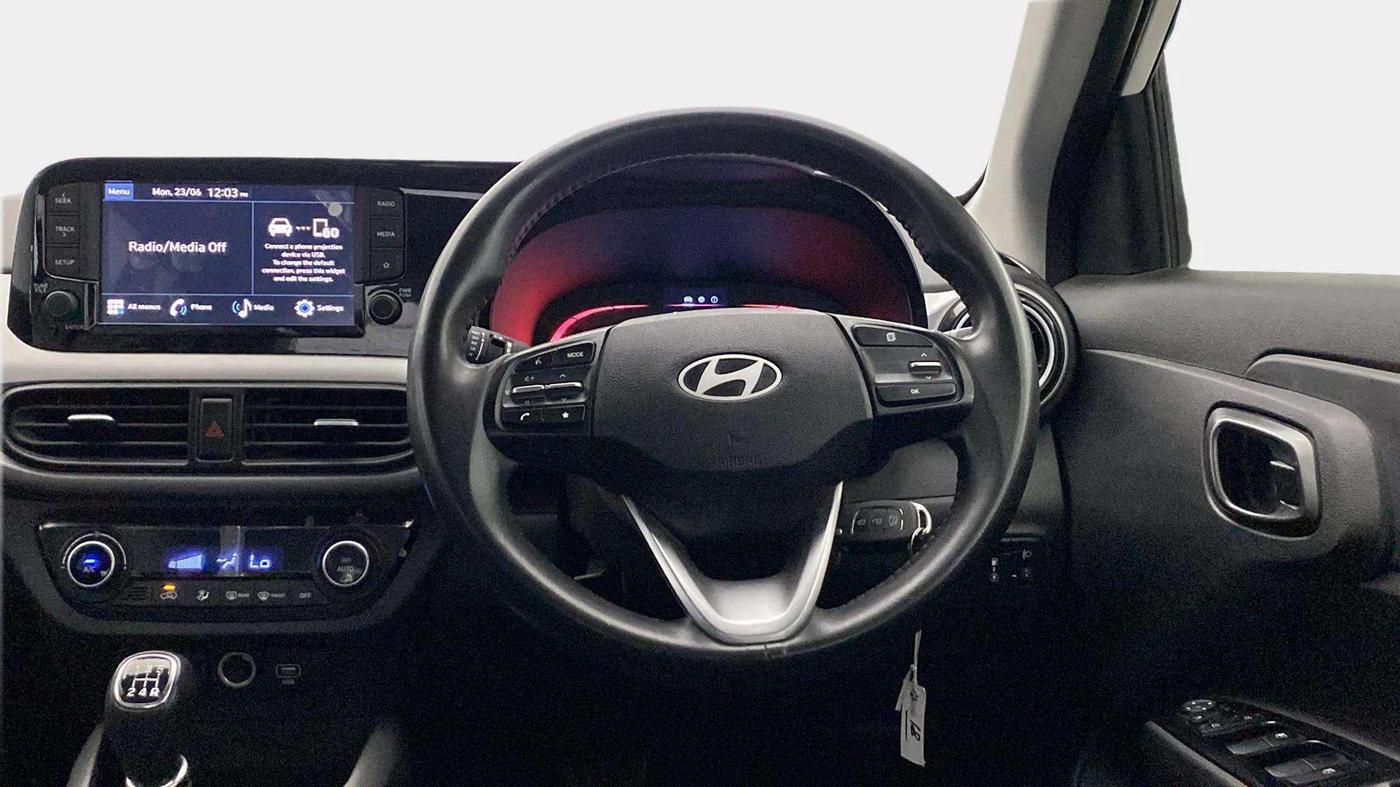 2024 Hyundai EXTER SX 1.2 CNG MT, CNG, Manual, 26,609 km, Steering Wheel Close Up