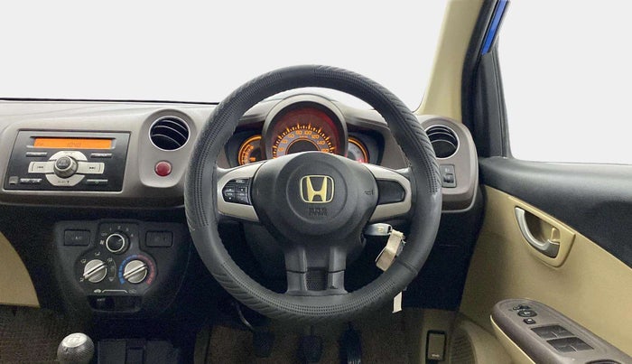 2012 Honda Brio V MT, Petrol, Manual, 71,964 km, Steering Wheel Close Up