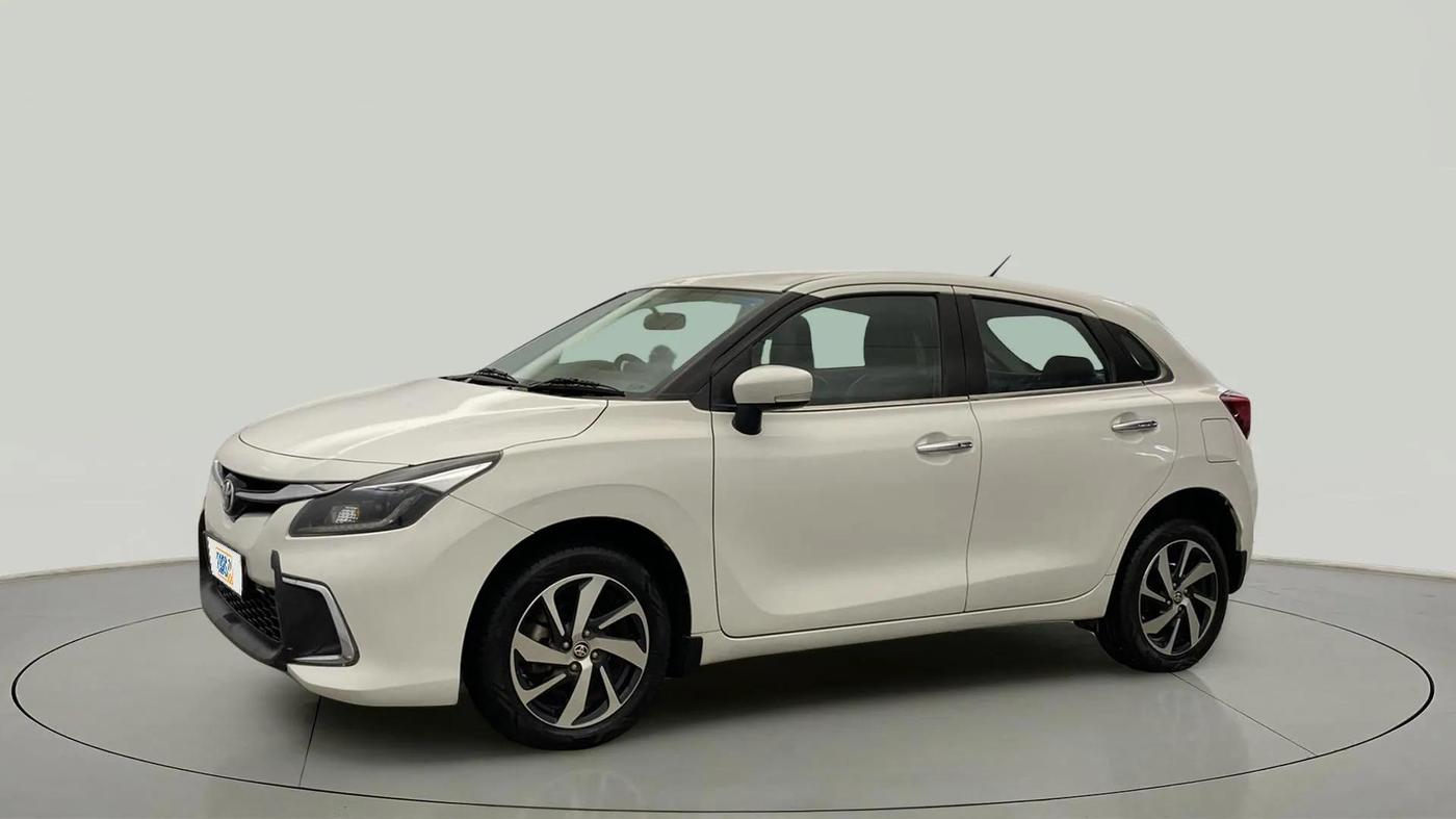2023 Toyota Glanza G AMT, Petrol, Automatic, 25,499 km, Left Front Diagonal