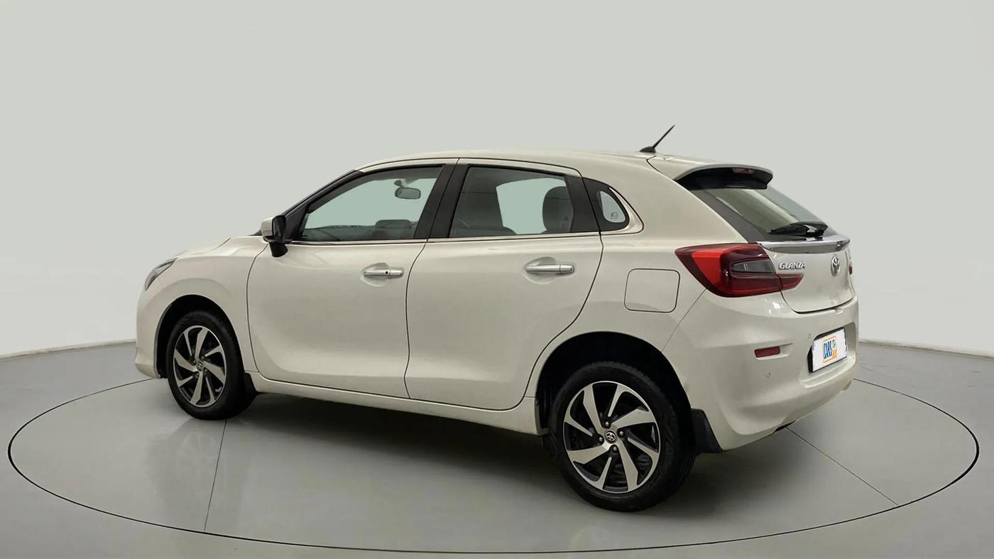 2023 Toyota Glanza G AMT, Petrol, Automatic, 25,499 km, Left Back Diagonal