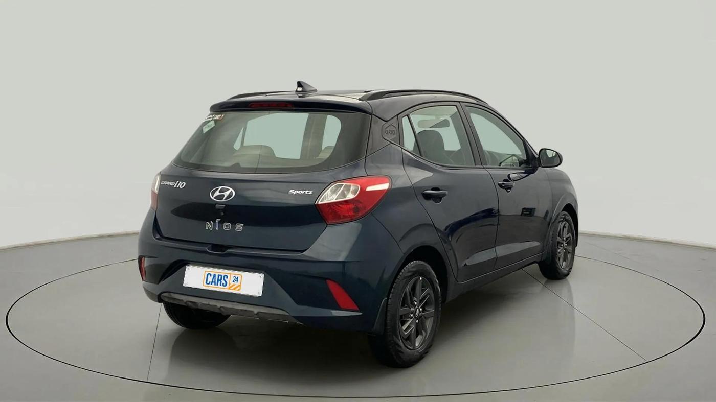 2020 Hyundai GRAND I10 NIOS SPORTZ 1.2 KAPPA VTVT CNG, CNG, Manual, 81,375 km, Right Back Diagonal