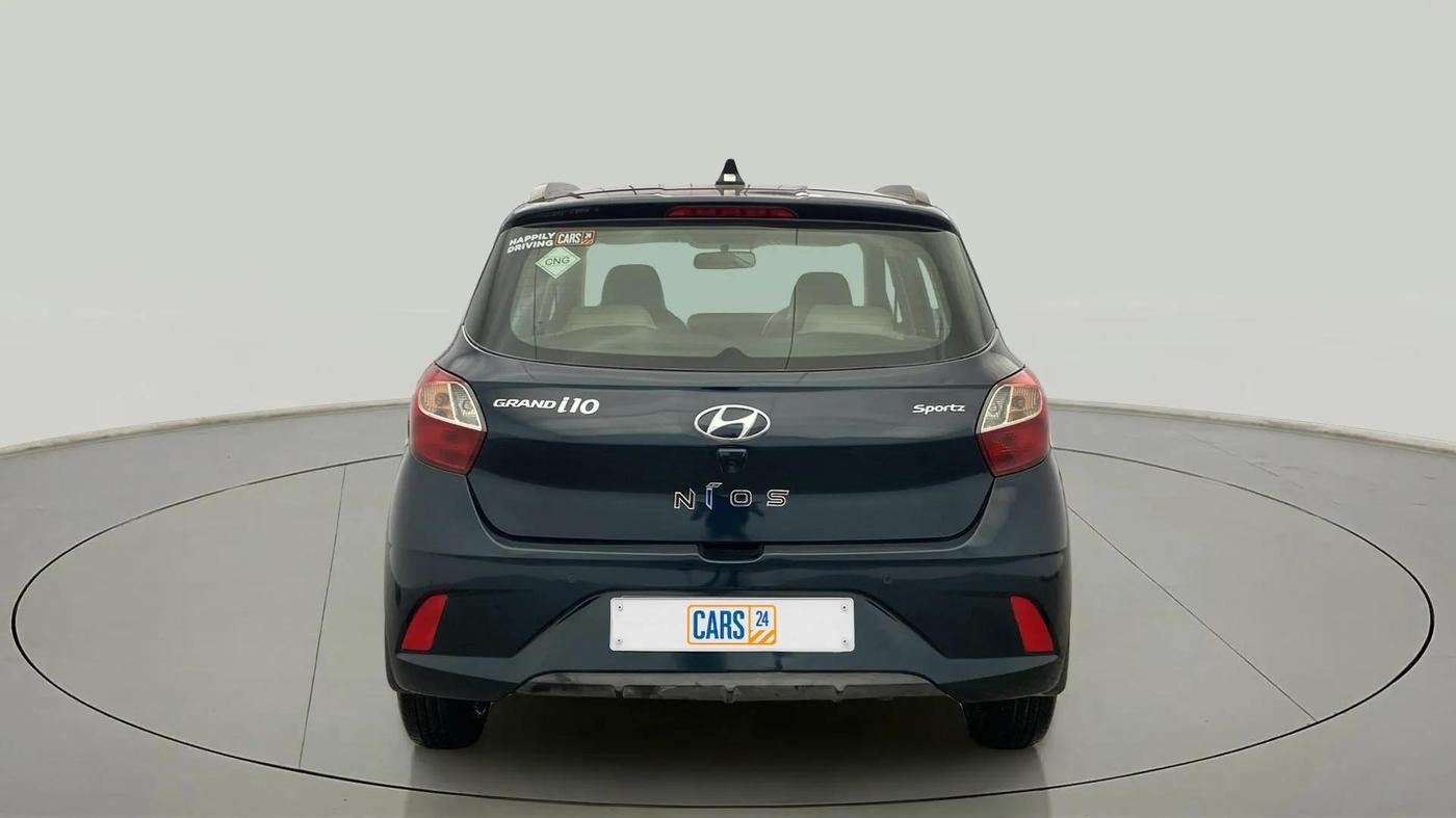 2020 Hyundai GRAND I10 NIOS SPORTZ 1.2 KAPPA VTVT CNG, CNG, Manual, 81,375 km, Back/Rear