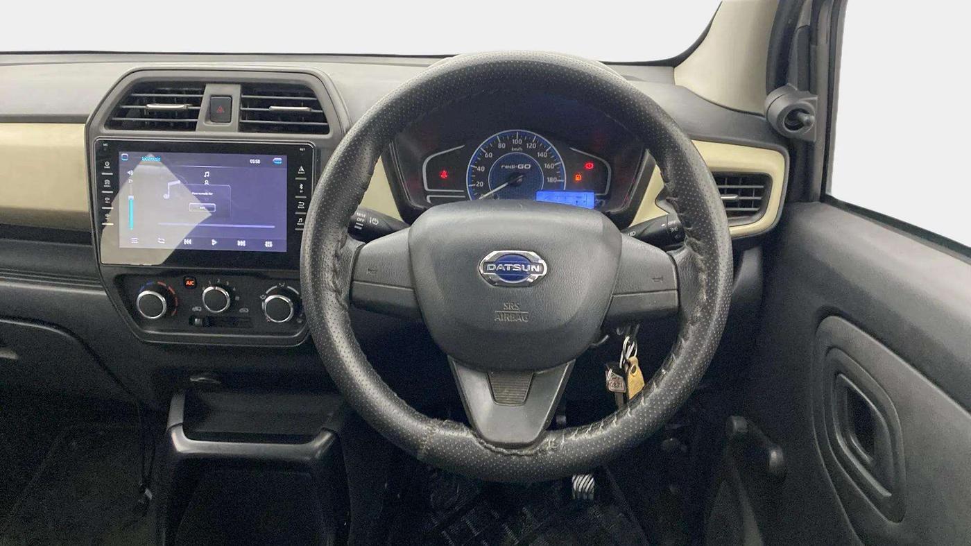 2021 Datsun Redi Go A, Petrol, Manual, 23,298 km, Steering Wheel Close Up