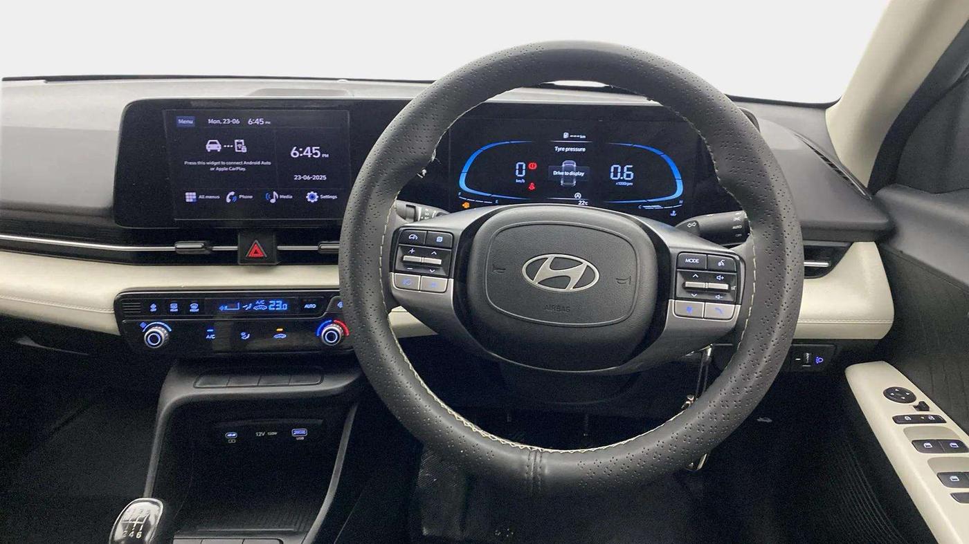 2023 Hyundai Verna S MT 1.5 MPI, Petrol, Manual, 30,618 km, Steering Wheel Close Up