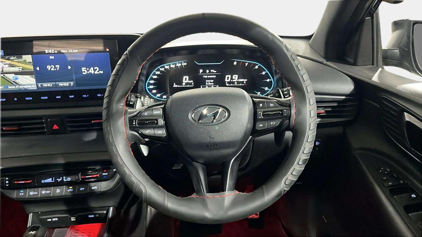 2023 Hyundai NEW I20 N LINE N8 1.0 TURBO DCT, Petrol, Automatic, 9,867 km, Steering Wheel Close Up