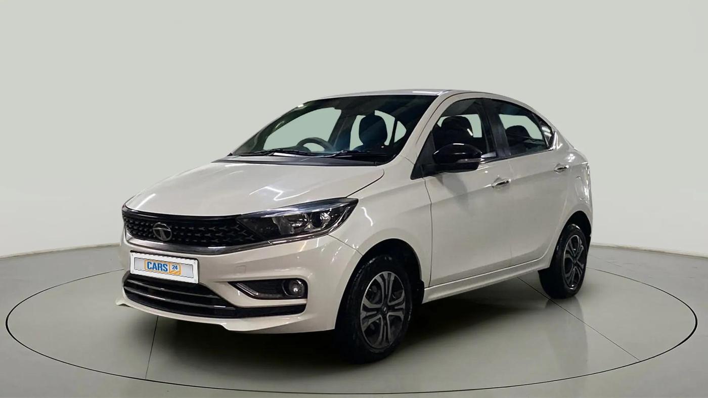 2022 Tata TIGOR XZ PLUS CNG, CNG, Manual, 38,714 km, Left Front Diagonal