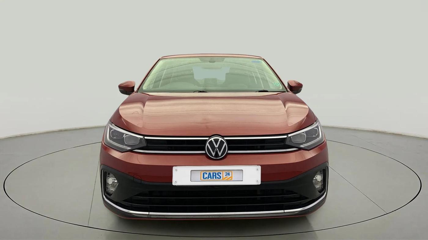2022 Volkswagen VIRTUS TOPLINE TSI 1.0 AT, Petrol, Automatic, 34,463 km, Front