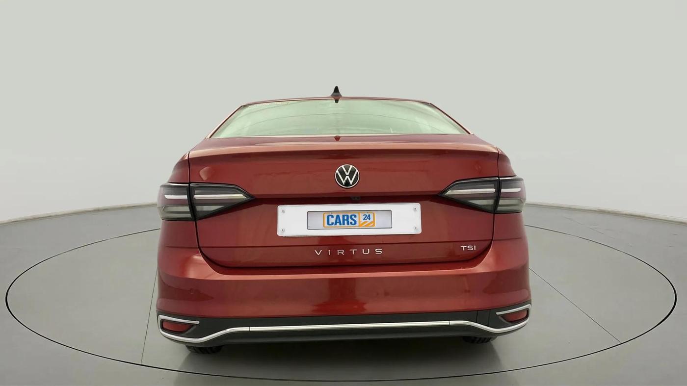 2022 Volkswagen VIRTUS TOPLINE TSI 1.0 AT, Petrol, Automatic, 34,463 km, Back/Rear