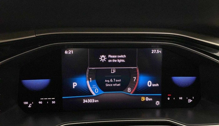 2022 Volkswagen VIRTUS TOPLINE TSI 1.0 AT, Petrol, Automatic, 34,275 km, Odometer Image