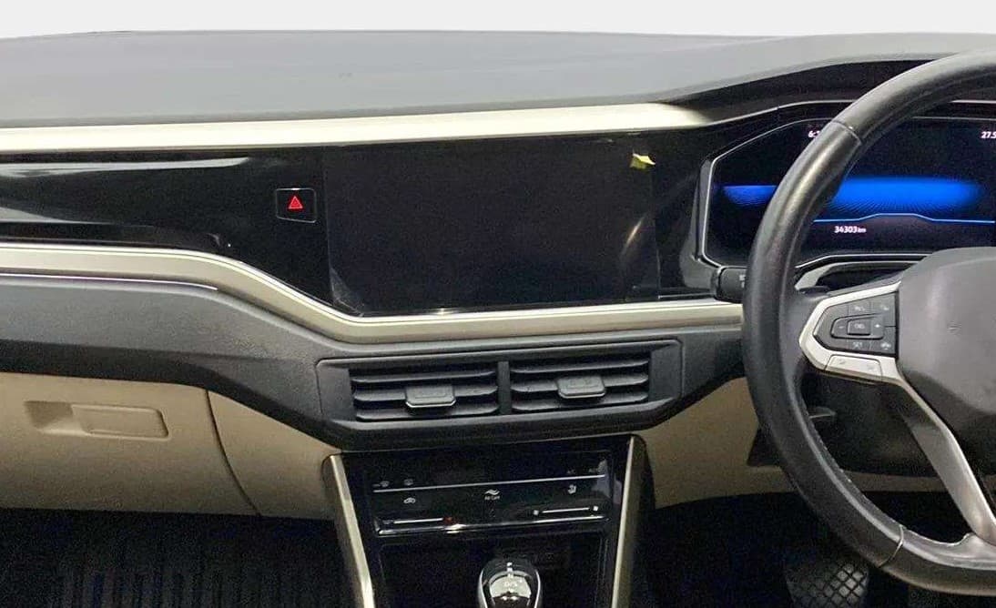 2022 Volkswagen VIRTUS TOPLINE TSI 1.0 AT, Petrol, Automatic, 34,463 km, Air Conditioner