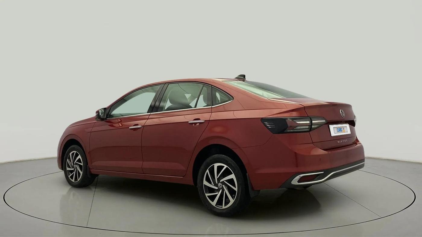 2022 Volkswagen VIRTUS TOPLINE TSI 1.0 AT, Petrol, Automatic, 34,463 km, Left Back Diagonal