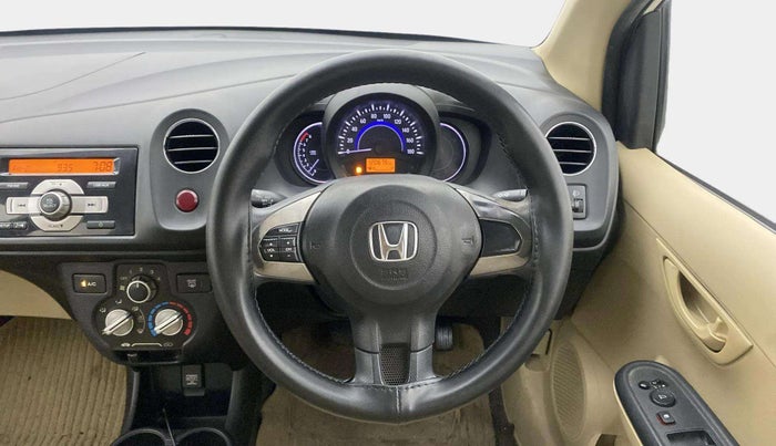 2015 Honda Amaze 1.2L I-VTEC SX, Petrol, Manual, 1,20,655 km, Steering Wheel Close Up