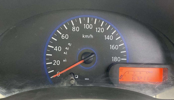 2015 Datsun Go Plus T, Petrol, Manual, 67,210 km, Odometer Image