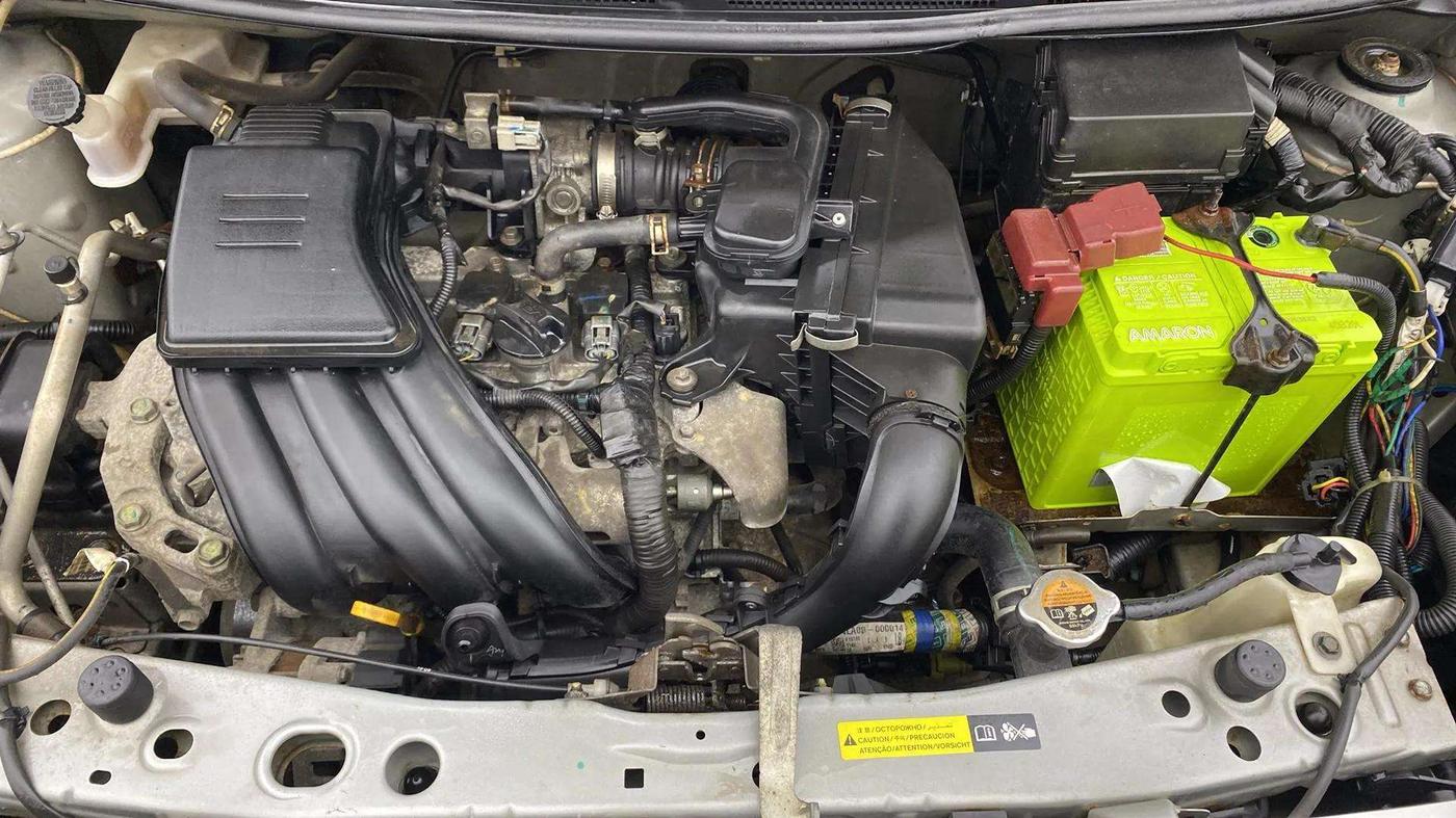 2015 Datsun Go Plus T, Petrol, Manual, 67,586 km, Engine View
