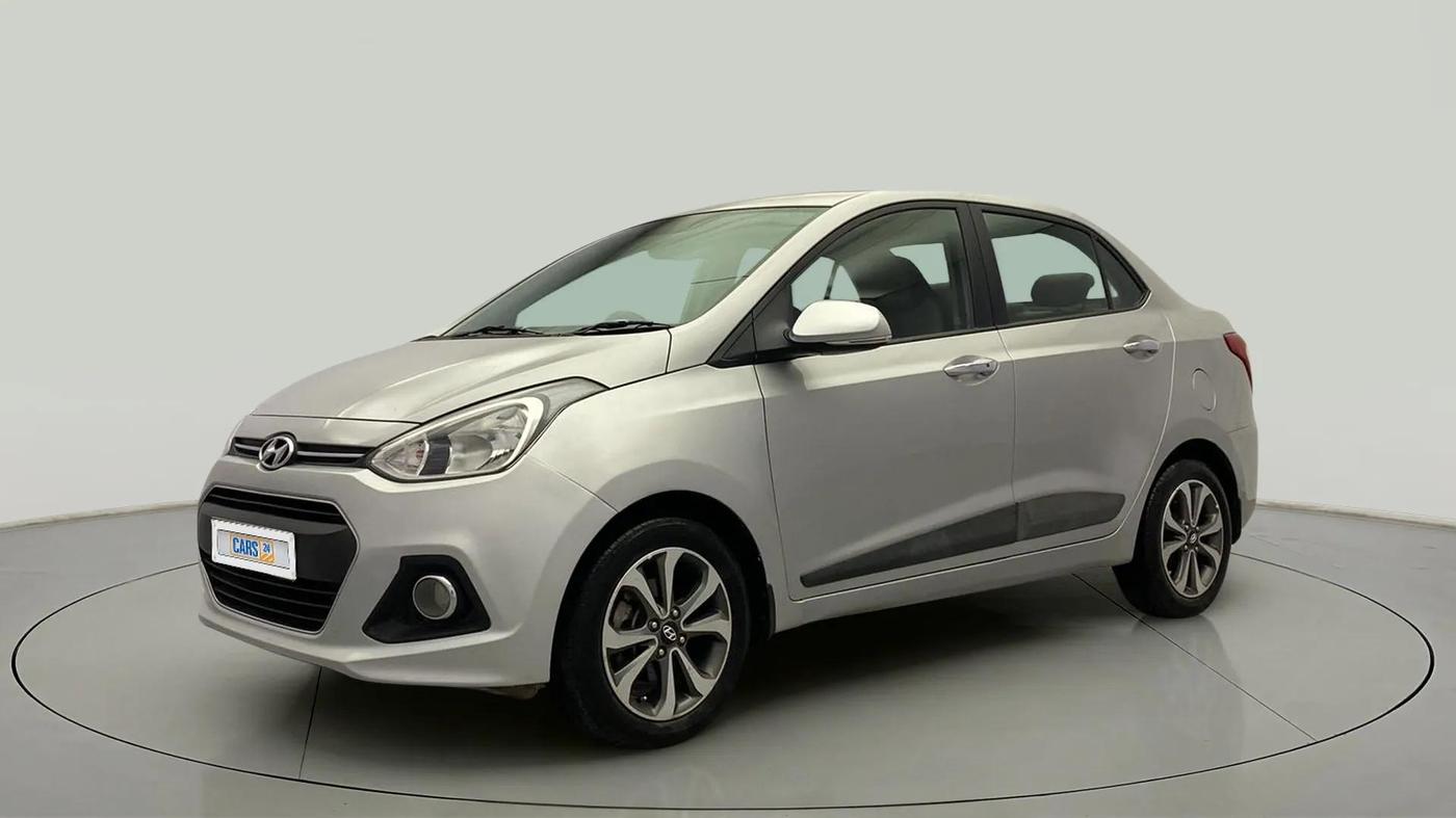2014 Hyundai Xcent SX 1.2 (O), Petrol, Manual, 42,216 km, Left Front Diagonal