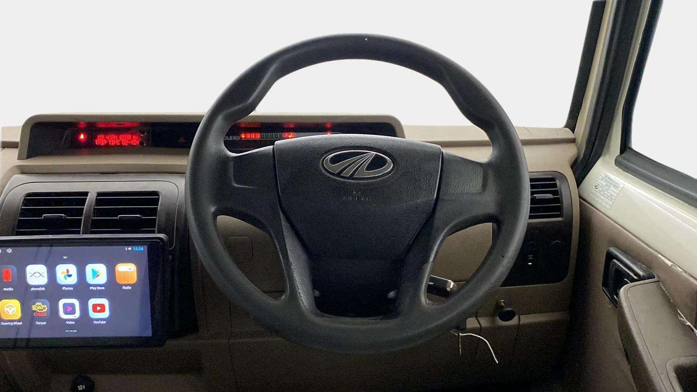2022 Mahindra Bolero B6 (O), Diesel, Manual, 36,818 km, Steering Wheel Close Up