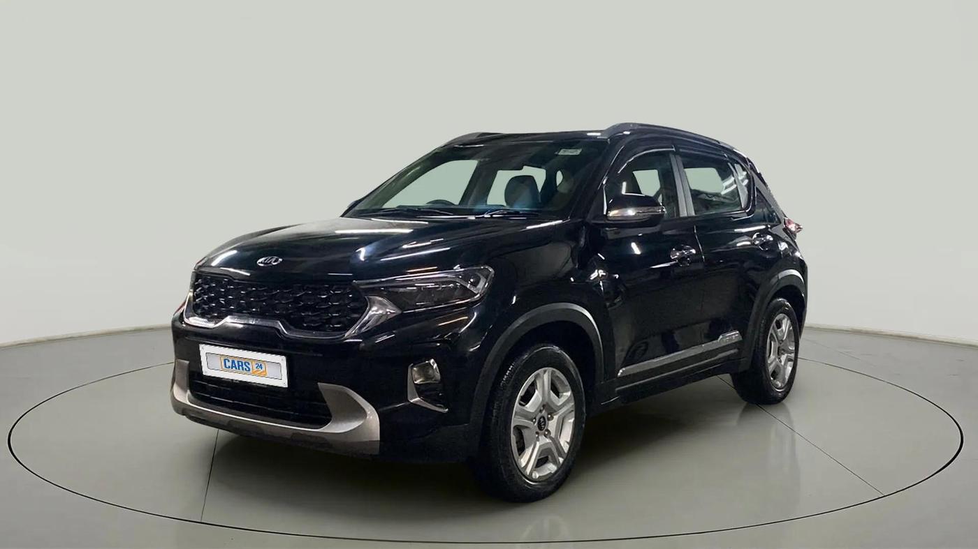 2020 KIA SONET HTX 1.0 IMT, Petrol, Manual, 35,841 km, Left Front Diagonal