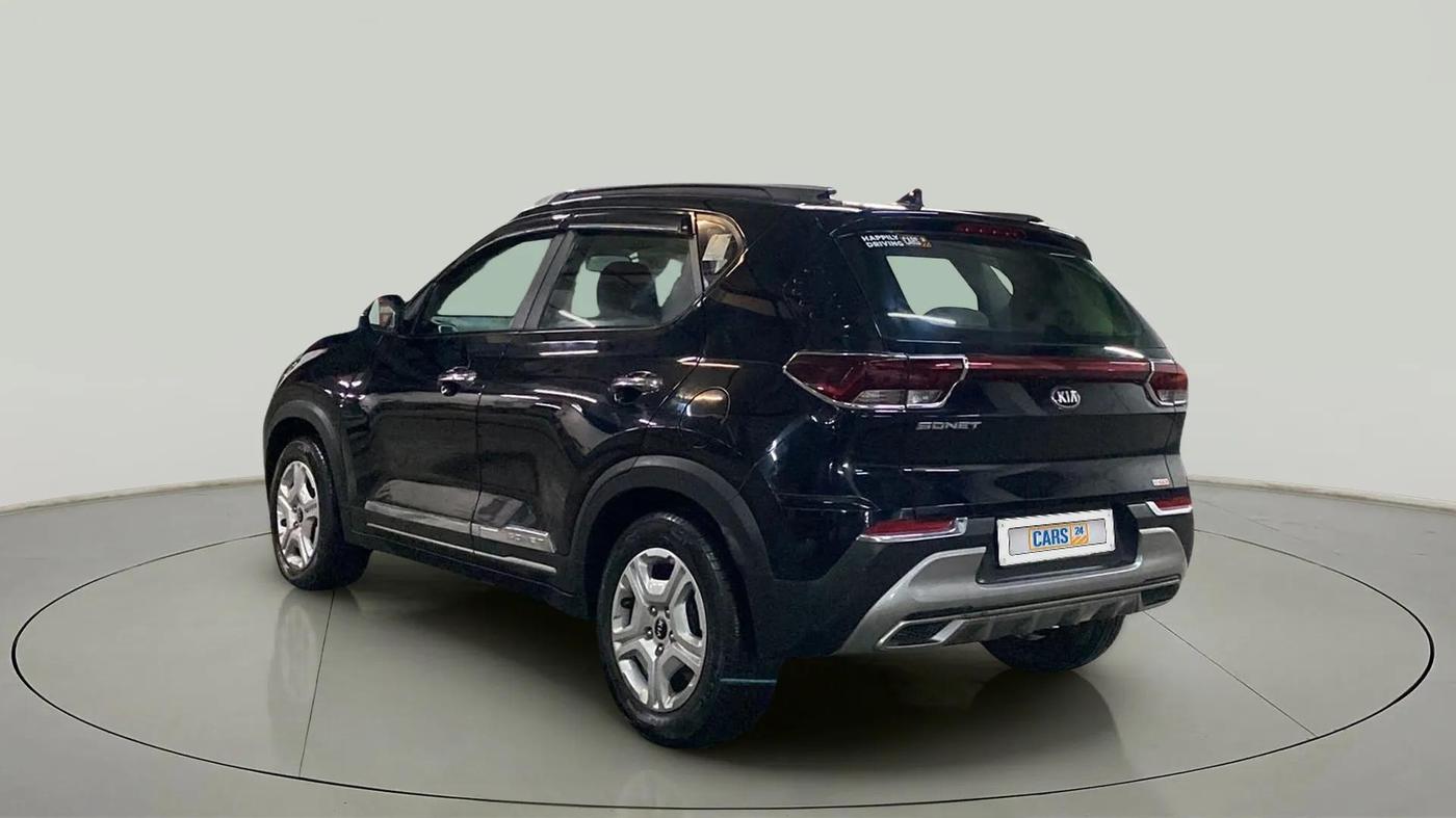 2020 KIA SONET HTX 1.0 IMT, Petrol, Manual, 35,841 km, Left Back Diagonal