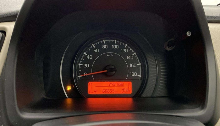 2019 Maruti New Wagon-R LXI CNG 1.0, CNG, Manual, 60,649 km, Odometer Image