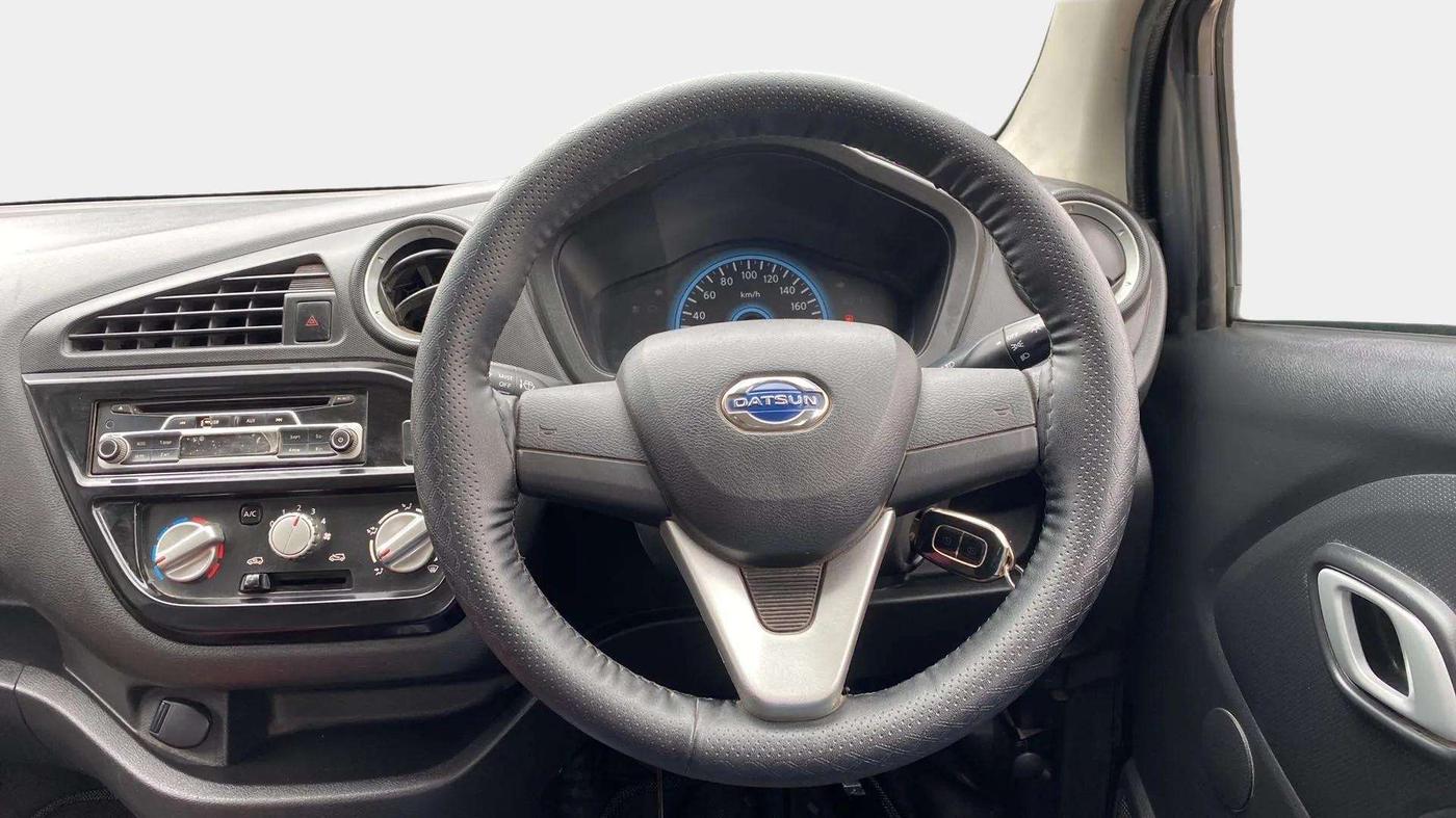 2017 Datsun Redi Go T(O) 1.0, Petrol, Manual, 61,907 km, Steering Wheel Close Up