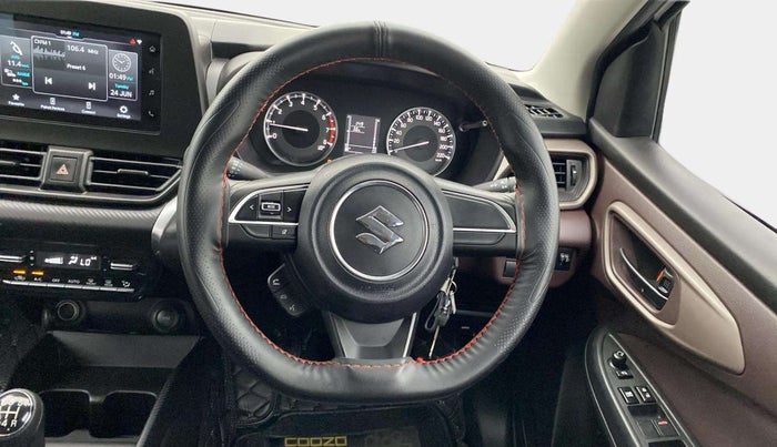 2023 Maruti FRONX DELTA PLUS 1.2MT, Petrol, Manual, 15,078 km, Steering Wheel Close Up