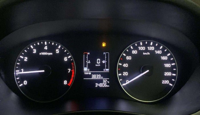 2017 Hyundai Elite i20 SPORTZ 1.2, Petrol, Manual, 34,777 km, Odometer Image