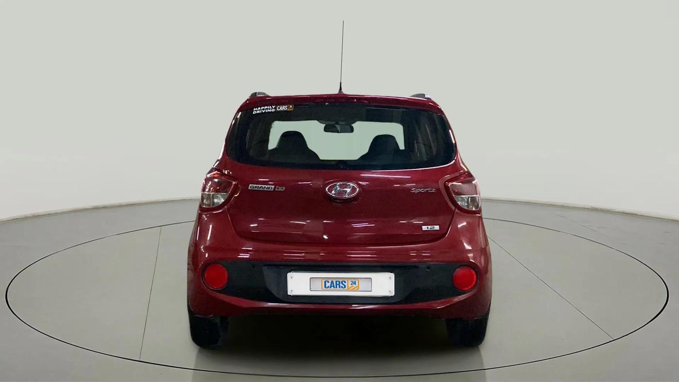 2017 Hyundai Grand i10 SPORTZ (O) 1.2 KAPPA VTVT, Petrol, Manual, 24,898 km, Back/Rear
