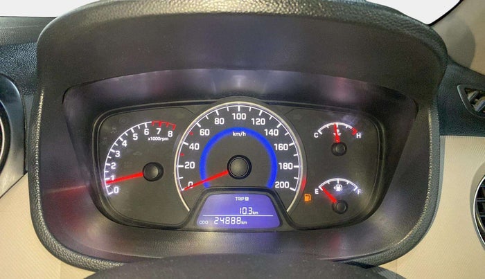 2017 Hyundai Grand i10 SPORTZ (O) 1.2 KAPPA VTVT, Petrol, Manual, 24,878 km, Odometer Image