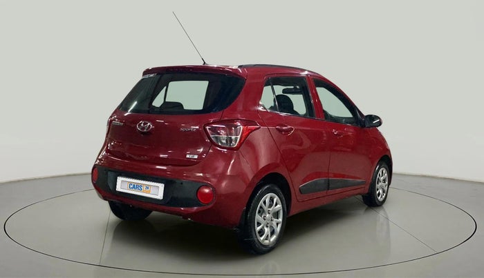 2017 Hyundai Grand i10 SPORTZ (O) 1.2 KAPPA VTVT, Petrol, Manual, 24,878 km, Right Back Diagonal