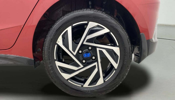 2023 Hyundai NEW I20 ASTA (O) 1.2 IVT, Petrol, Automatic, 7,592 km, Left Rear Wheel