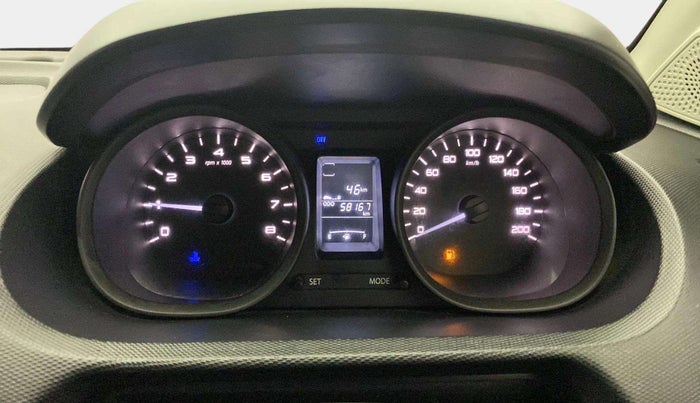 2017 Tata Tiago XM PETROL, Petrol, Manual, 58,152 km, Odometer Image