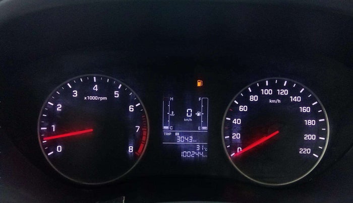 2019 Hyundai Elite i20 SPORTZ PLUS 1.2, CNG, Manual, 1,00,244 km, Odometer Image