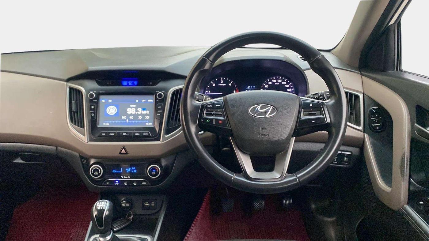 2015 Hyundai Creta SX 1.6 DIESEL, Diesel, Manual, 75,727 km, Steering Wheel Close Up