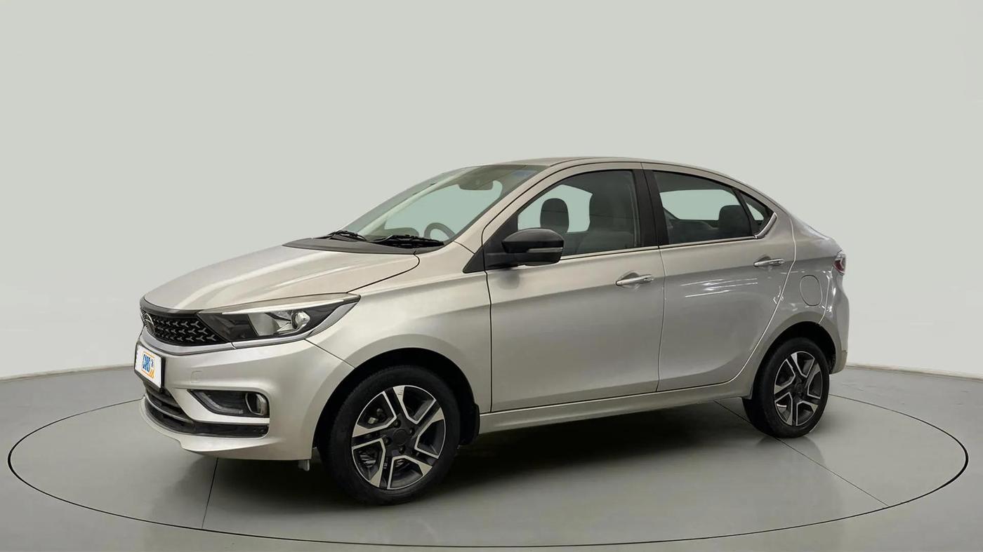 2021 Tata TIGOR XZA PLUS PETROL, Petrol, Automatic, 78,967 km, Left Front Diagonal