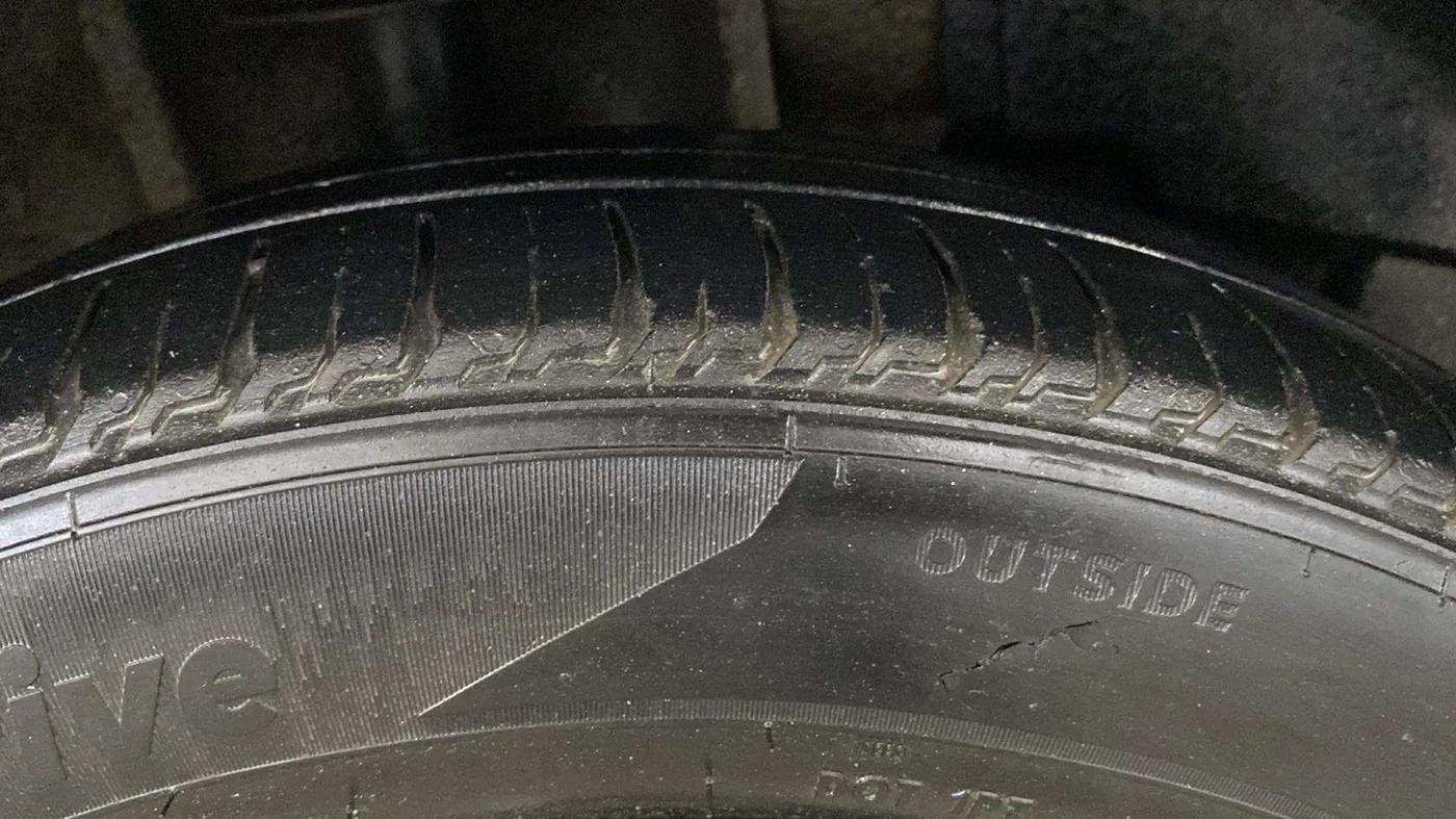2021 Tata TIGOR XZA PLUS PETROL, Petrol, Automatic, 78,967 km, Right Rear Tyre Tread